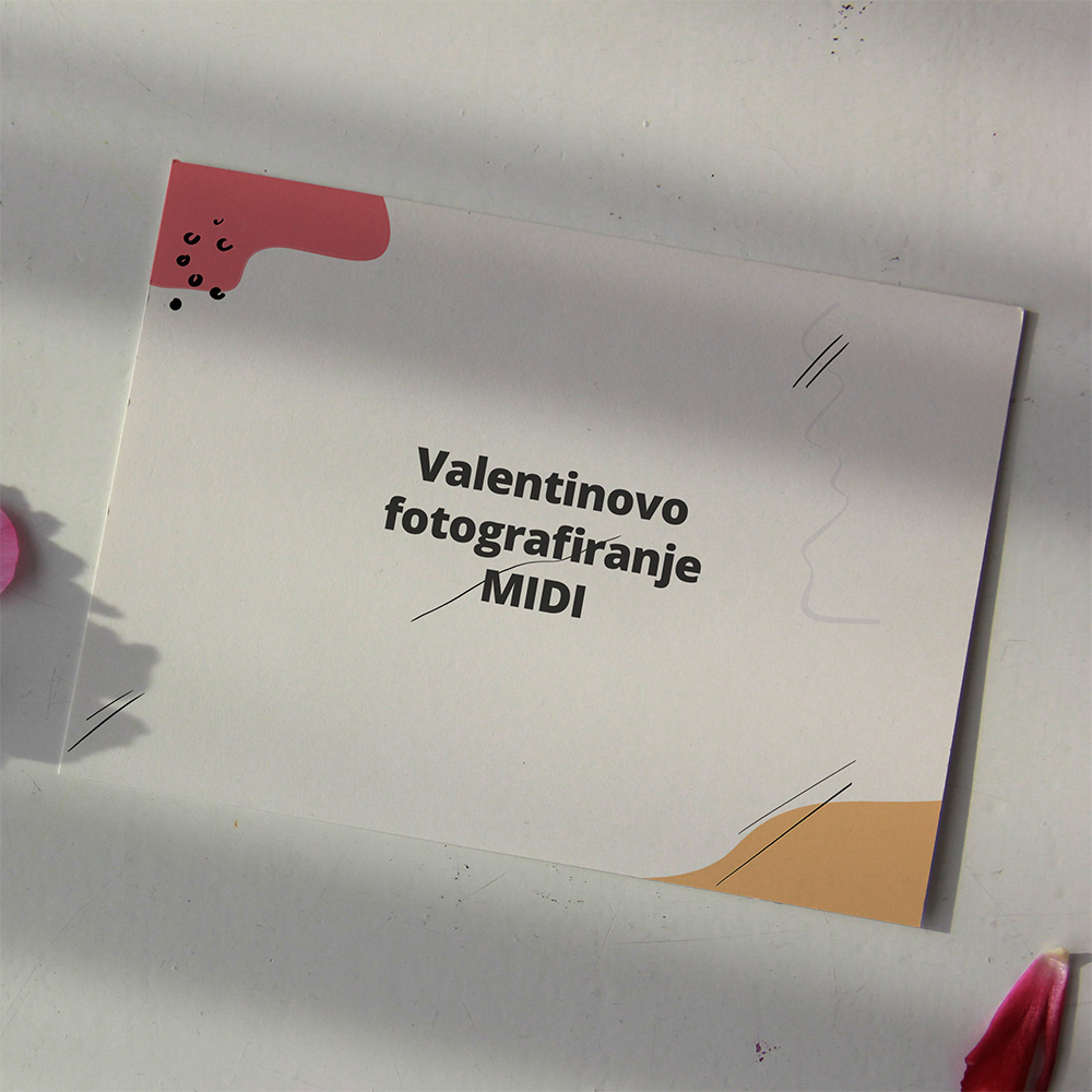 Darilni bon za Valentinovo fotografiranje - MIDI